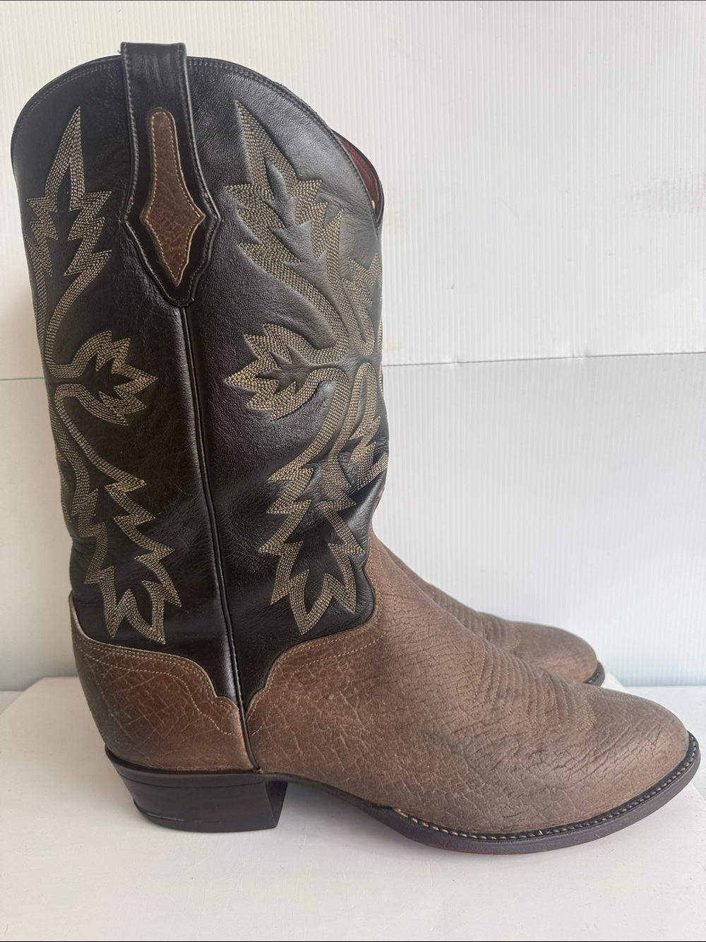 VINTAGE 1989 EL DORADO EXOTIC BOOTS SIZE 12 D TEXAS USA - Picture 4 of 16